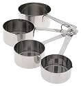 Amco 4-Piece Stainless Steel Measuring Cup Set