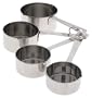 Amco Basic Ingredients Stainless Steel Measuring Cups, Set of 4