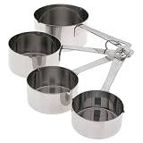 Amco4-PieceStainlessSteelMeasuringCupSet