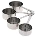 Amco 4-Piece Stainless Steel Measuring Cup Set