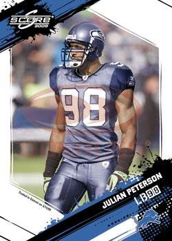 2009 Score #257 Julian Peterson - Seattle Seahawks (Football Cards)
