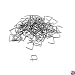 17 Gauge Hog Rings - 100 Rings