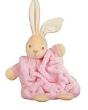 Kaloo Doudou Rabbit Plush Blankie, Pink