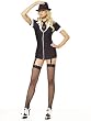 Gangsta Girl Dress Sexy Theatre Costumes Mob Organized Crime