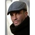 GA-IRI-X - Gatsby Flatcap Schieberm�tze Schirmm�tze Golfm�tze Golfcap Golfercap Golferm�tze Freizeitm�tze Schildm�tze Damenm�tze Herrenm�tze Damencap Herrencap Casquette Schieberkappe Sportm�tze Kappe Tweed cap Freizeitkappe Arbeiterm�tze grau S M L XL