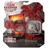 Bakugan Gundalian Invaders S3 Super Assault Bakutremor green with 1 Bakugan Super Assault, 2 Ability Cards and 1 Metal Gate Card (#20037302)IMAGE