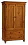 Westwood Design Cypress Point Armoire-2 Piece - Honey Pine