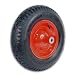 Wheelbarrow Pneumatic Wheel - 16 Inch Tire 4.80 x 4.00 x 8 - 6