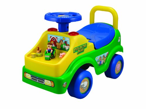 Tek Nek Push N Ride Fun on the Farm Ride On