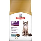 Hill's Science Diet Adult Sensitive Stomach & Skin Dry Cat Food - 7 -Pound Bag