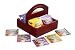 Tea Packs Cherry Wood Box with Handle Variety Pack, 40-Count