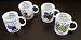 Bang On The Door boxed set of 4 Kids Decorated Mugs