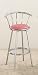 Set of 2 50's Retro Nostalgic Style Rose Finish Bar Stools