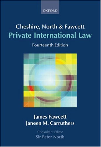 City Travel Guides Discounted  Search : Cheshire, North and Fawcett: Private International Law