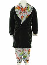 Boy's Bunz Kidz Racing Robe and Pajama Set