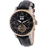 Image of Ingersoll Gents Black Dial Black Leather Strap Watch