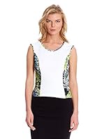 Blueberry Top Fiones (Verde / Blanco)