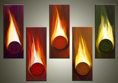 CLIMAX MODERN ABSTRACT ORIGINAL DIGITAL URBAN DECO ART