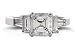 Read 1.45 Ct Platinum Asscher Cut Diamond Ring (1.00 Ct UGL Certified Ctr Stone H/I SI1) Details 1.45 Ct Platinum Asscher Cut Diamond Ring (1.00 Ct UGL Certified Ctr Stone H/I SI1)