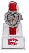 Betty Boop Women's Heart Shape Leather Band Watch Model #BB-W366B