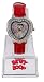 Betty Boop Women's Heart Shape Leather Band Watch Model #BB-W366B