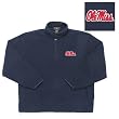 Mississippi Rebels NCAA "Glacier" Fleece Pullover Sweatshirt (Navy) Mississippi Rebels NCAA "Glacier" Fleece Pullover Sweatshirt (Navy)