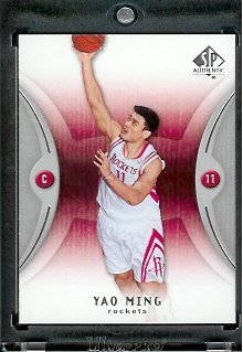 Buy 2006 07 SP Authentic Yao Ming Houston Rockets Basketball Card #29 – Mint Condition – In Protective Display Case !!