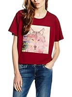 Cross Jeans Camiseta Manga Corta (Cereza)