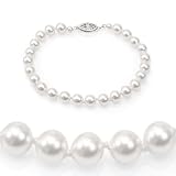 Genuine Swarovski Crystal Pearl Bracelet - White (6mm)