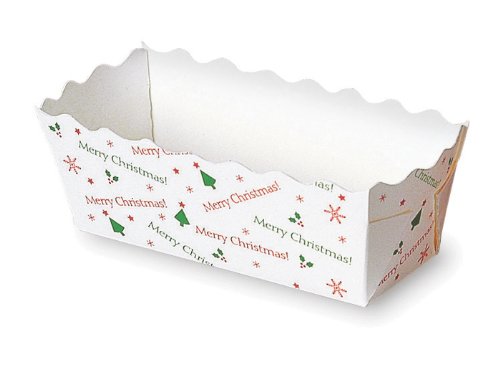 Welcome Home Brands T70107BX Rectangular Mini Loaf Baking Pans, Set of 12, White
