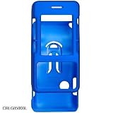 Verizon LG VX8500 Chocolate Crystal Rubberize Blue Case Cover with Detchable Belt Clip