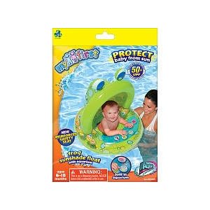 Aqua Leisure Frog Baby Float provides 50+ UPF Sun Protection by 