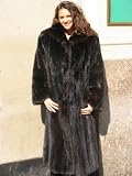 PLUS SIZE RANCH MINK FUR COAT sz18 #5861