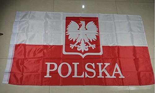 Poland with Eagle Flag 3x5 ft Printed Polyester Banner by Briar Flags