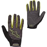 ALPINESTARS AERO GLOVES (MEDIUM) (BLACK/GREEN)