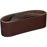 Bosch SB5R101 3" x 24" Sanding Belt, Red, 100 Grit , 10 Pack