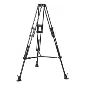 Manfrotto 546GBK Twin Leg Video Tripod with 75mm Bowl (Black)