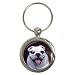 Bulldog Key Chain (Round)