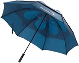 Gustbuster Pro Series 62 Umbrella Navy Rubber Handle