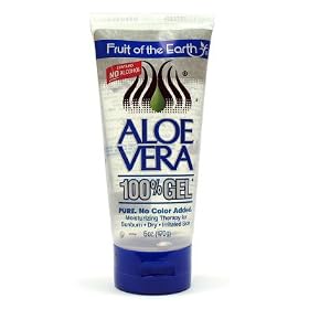 Fruit of the Earth 100% Aloe Vera Gel Tube 6 oz (2 pack)