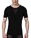 No.66 Town Men's Burn Fat Body Shaper Corset Sports Short Sleeve T-shirts