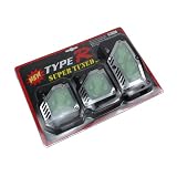 Non-slip Surface Luminous Car Auto Brake Pad Pedal Kit Black and Green