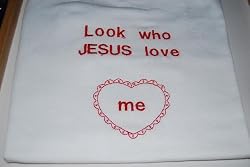 Embroidered Look who JESUS loves - ME Child M (10-12)