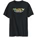T-Shirt Mens Black " Powered by Health Promotion Officer " Occupations Large