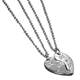 One Life To Live ~ Rex ~ Split Heart 2-pc Necklace (MizPah) Sterling Silver