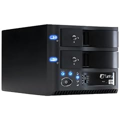 Fantec MR-35DU3 Festplatte Raidsysteme (8,9 cm (3,5 Zoll), 2x SATA, USB 3.0, RAID0/1/JBOD/BIG) schwarz