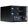 Fantec MR-35DU3 Festplatte Raidsysteme (8,9 cm (3,5 Zoll), 2x SATA, USB 3.0, RAID0/1/JBOD/BIG) schwarz
