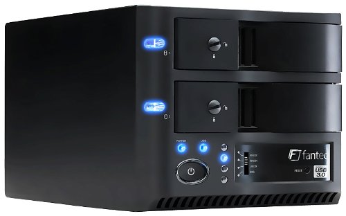 Fantec MR-35DU3 Festplatte Raidsysteme (8,9 cm (3,5 Zoll), 2x SATA, USB 3.0, RAID0/1/JBOD/ Preisvergleich