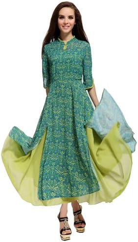Maya Element Women's Exotic Double Layer Chiffon Dress Jo9195