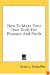 How To Make Your Own Dolls For Pleasure And Profit